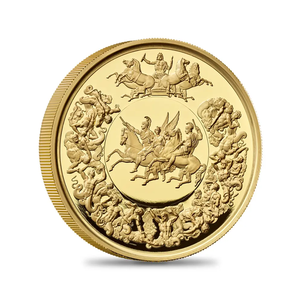 モダンコイン2：5362 2025 チャールズ3世 ワーテルロー・メダル - 勝利  500ポンド5オンスプルーフ金貨 未鑑定 箱付き【ご予約承り品】