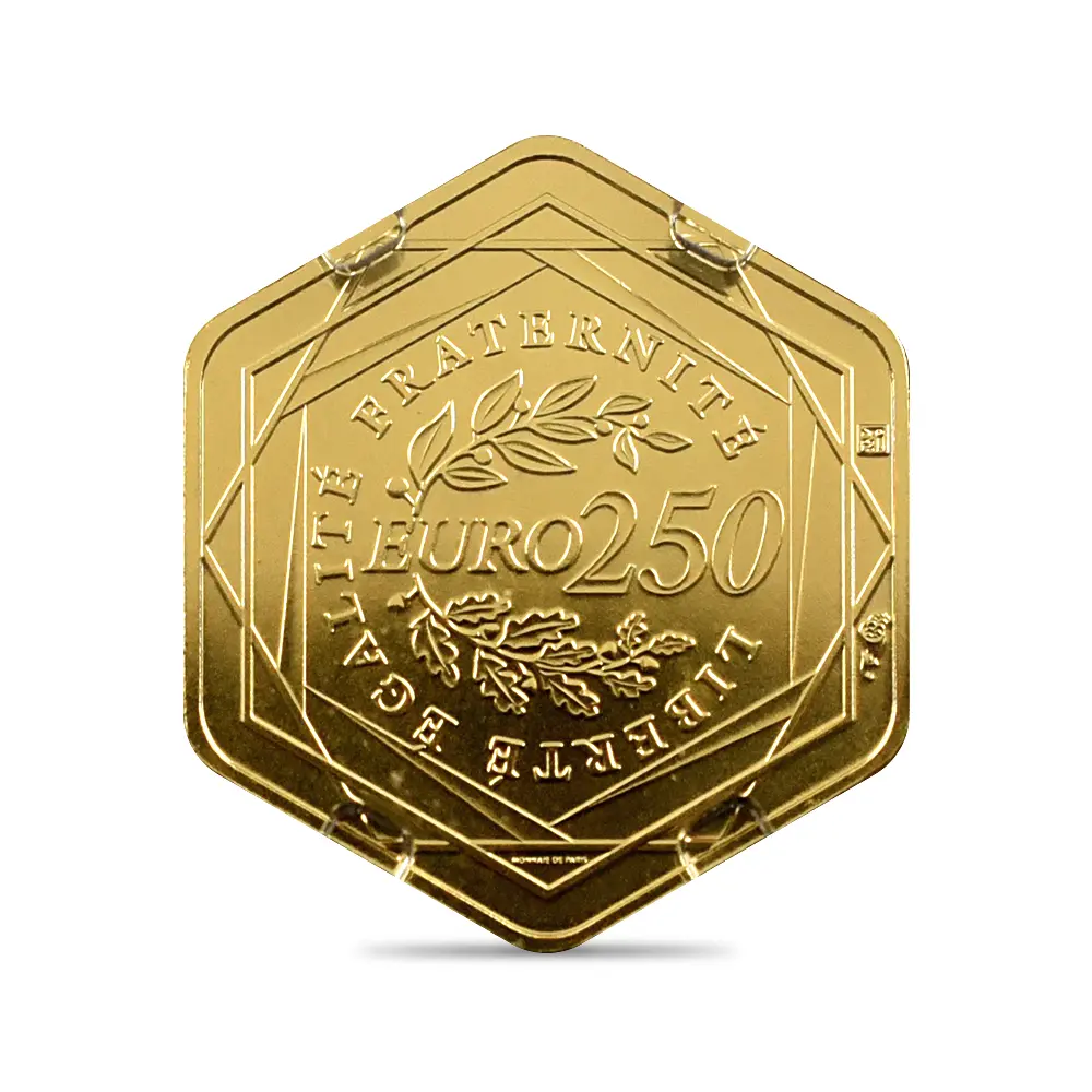 モダンコイン3:6803 フランス 2023 パリオリンピック 250ユーロ 3グラム金貨 未鑑定 箱付き