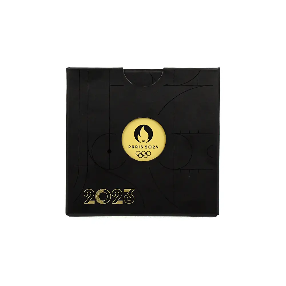 モダンコイン4:6803 フランス 2023 パリオリンピック 250ユーロ 3グラム金貨 未鑑定 箱付き