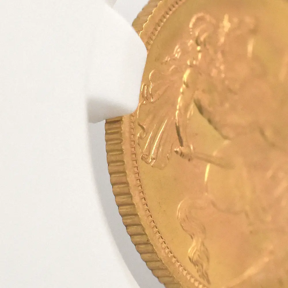 モダンコイン13:6821 イギリス 1968 エリザベス2世 ヤングヤング 聖ジョージ竜退治 ソブリン金貨 NGC MS66