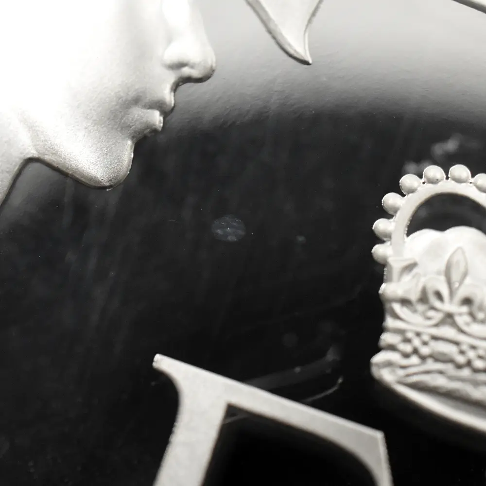 モダンコイン10：6824 イギリス 2015 エリザベス2世 最長在位記念 10ポンド5オンス銀貨 ファースト500ストラック NGC PF70UC 説明書・COA付き