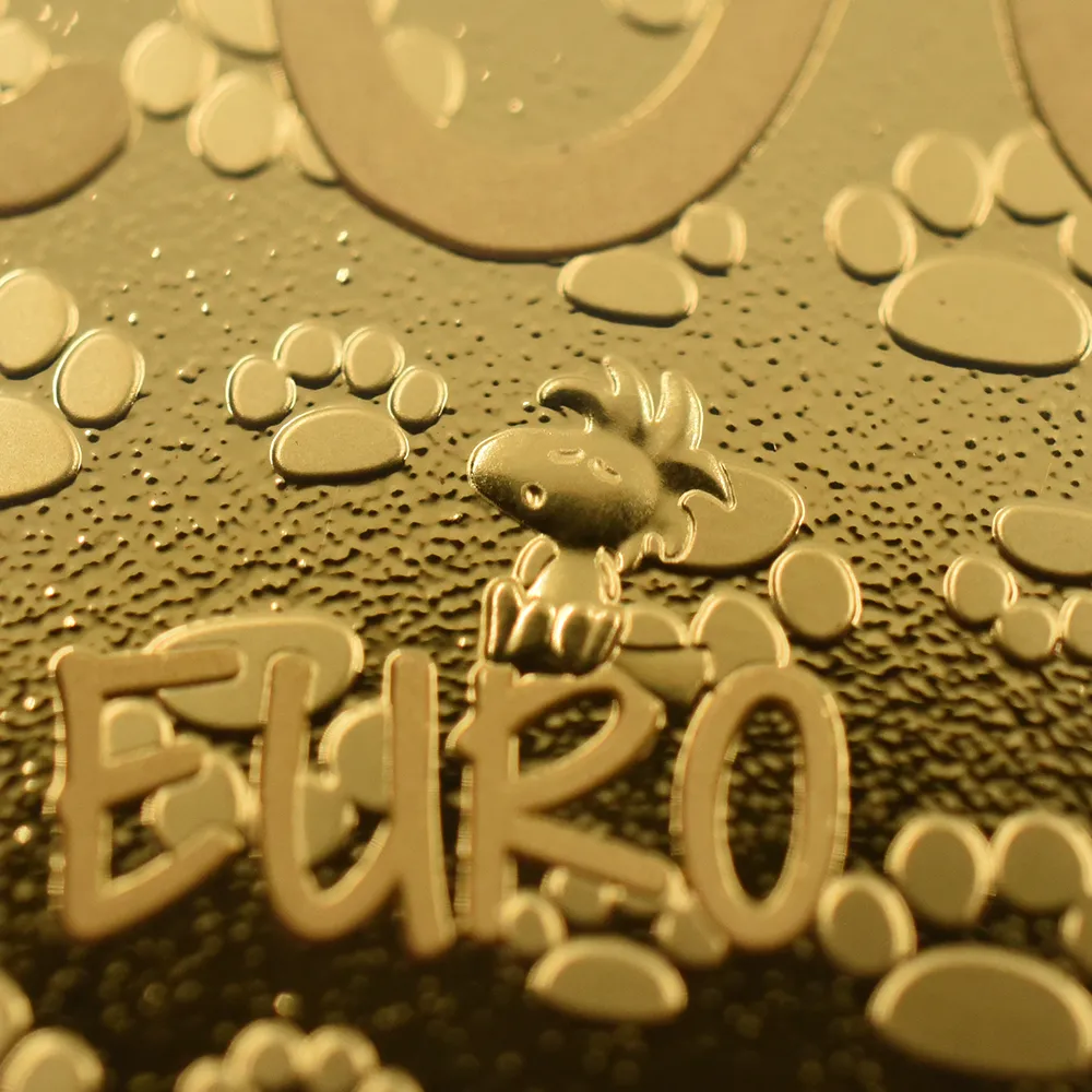 モダンコイン11:6762 フランス 2025 『ピーナッツ』 75周年記念 スヌーピー 200ユーロ 1オンス スヌーピー型プルーフ金貨 未鑑定 箱付き