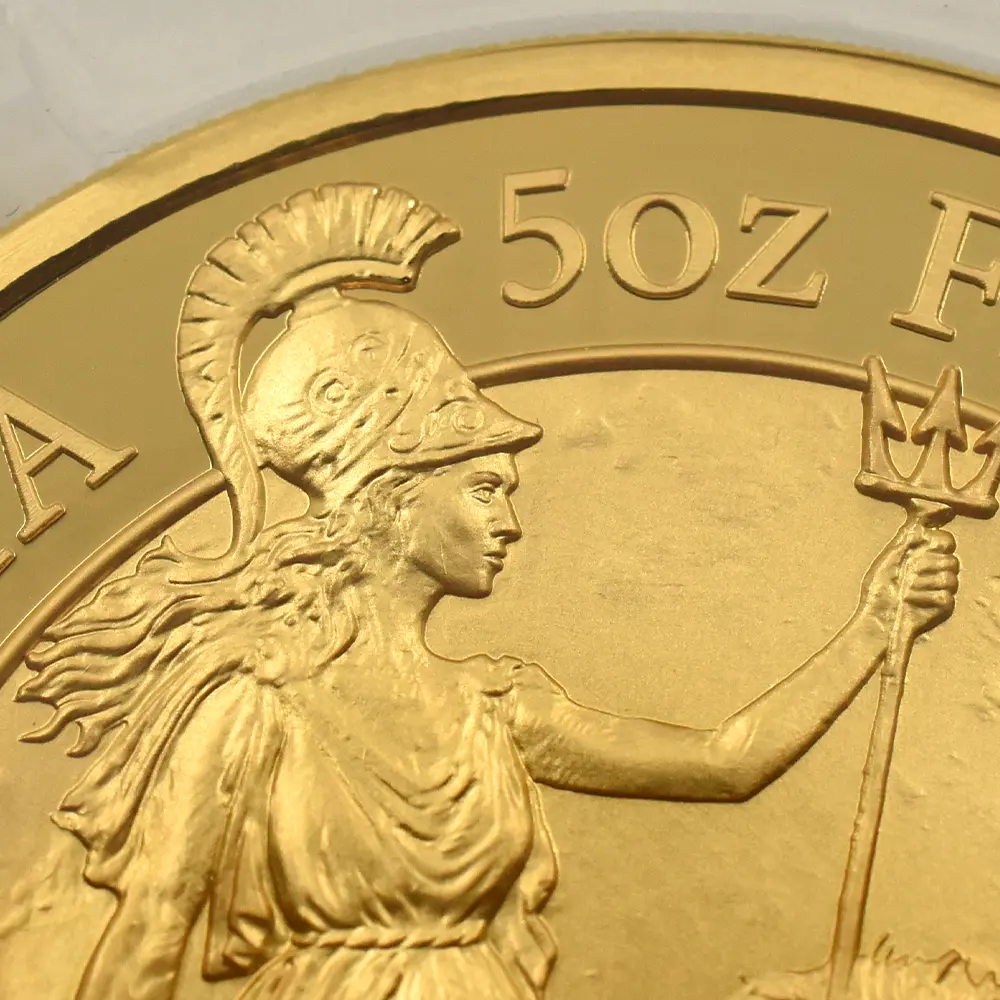 モダンコイン7：6831 イギリス 2016 エリザベス2世 ブリタニア 500ポンド 5オンス金貨 PCGS PR69DC