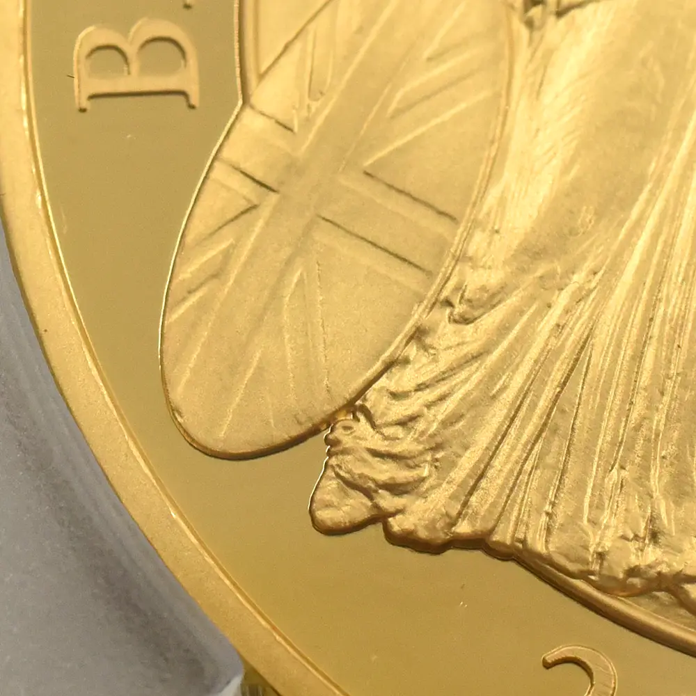 モダンコイン9：6831 イギリス 2016 エリザベス2世 ブリタニア 500ポンド 5オンス金貨 PCGS PR69DC