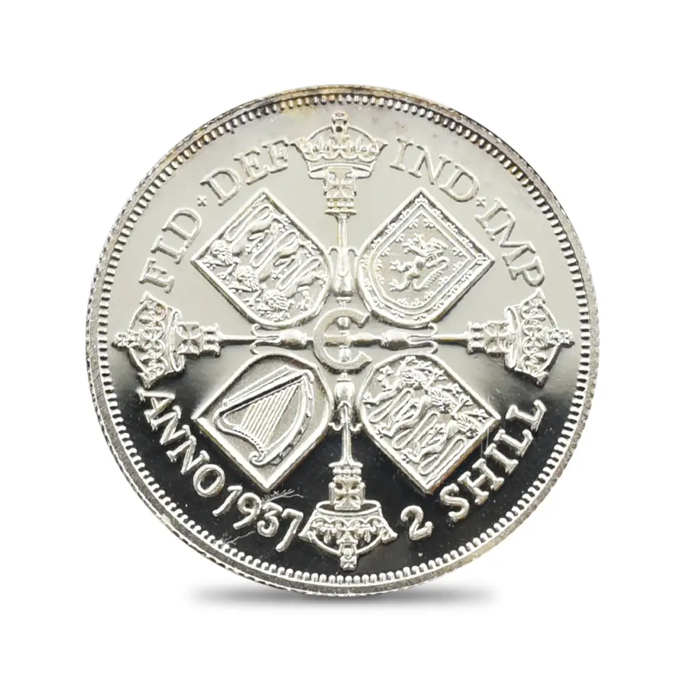 メダル3：4143 (1937) エドワード8世 ファンタジー1フローリンピエフォー白銅貨 記念メダル PCGS PR66DC FC52b