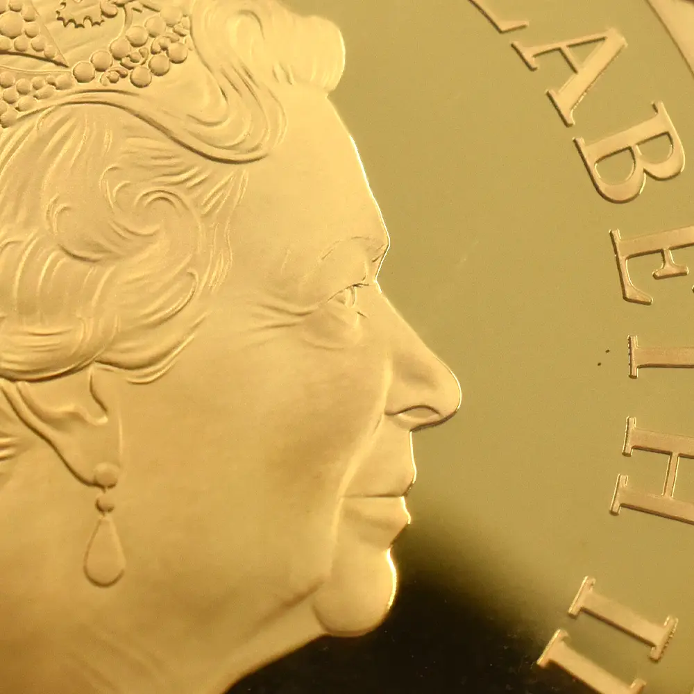 モダンコイン10：6835 イギリス 2021 エリザベス2世 クイーンズビースト コンプリーター 英国王室の十大守護獣 200ポンド2オンス金貨 NGC PF70UC