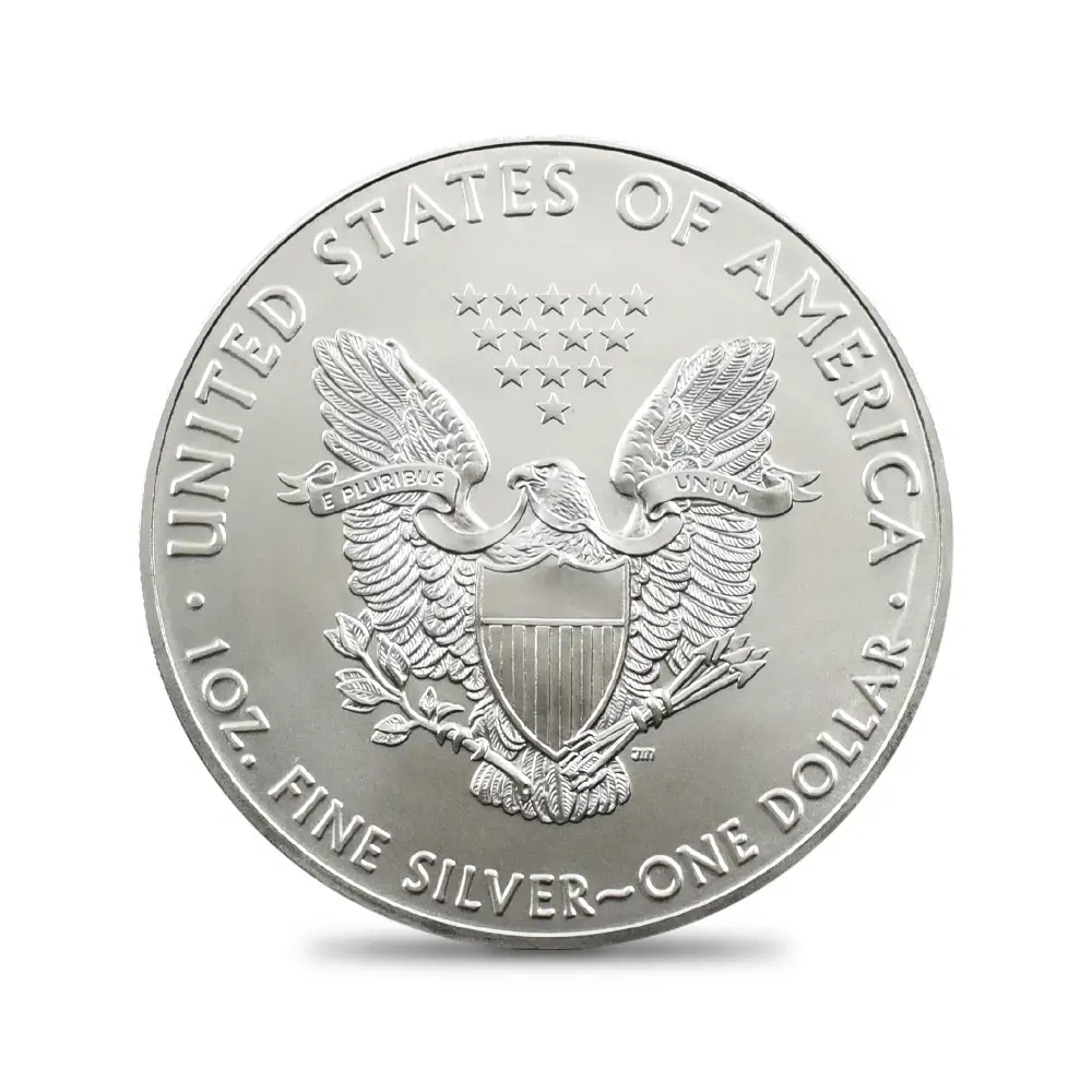 地金型3：4150 アメリカ 2019 イーグル 1ドル 1オンス 銀貨 【1枚】 (コインケース付き)