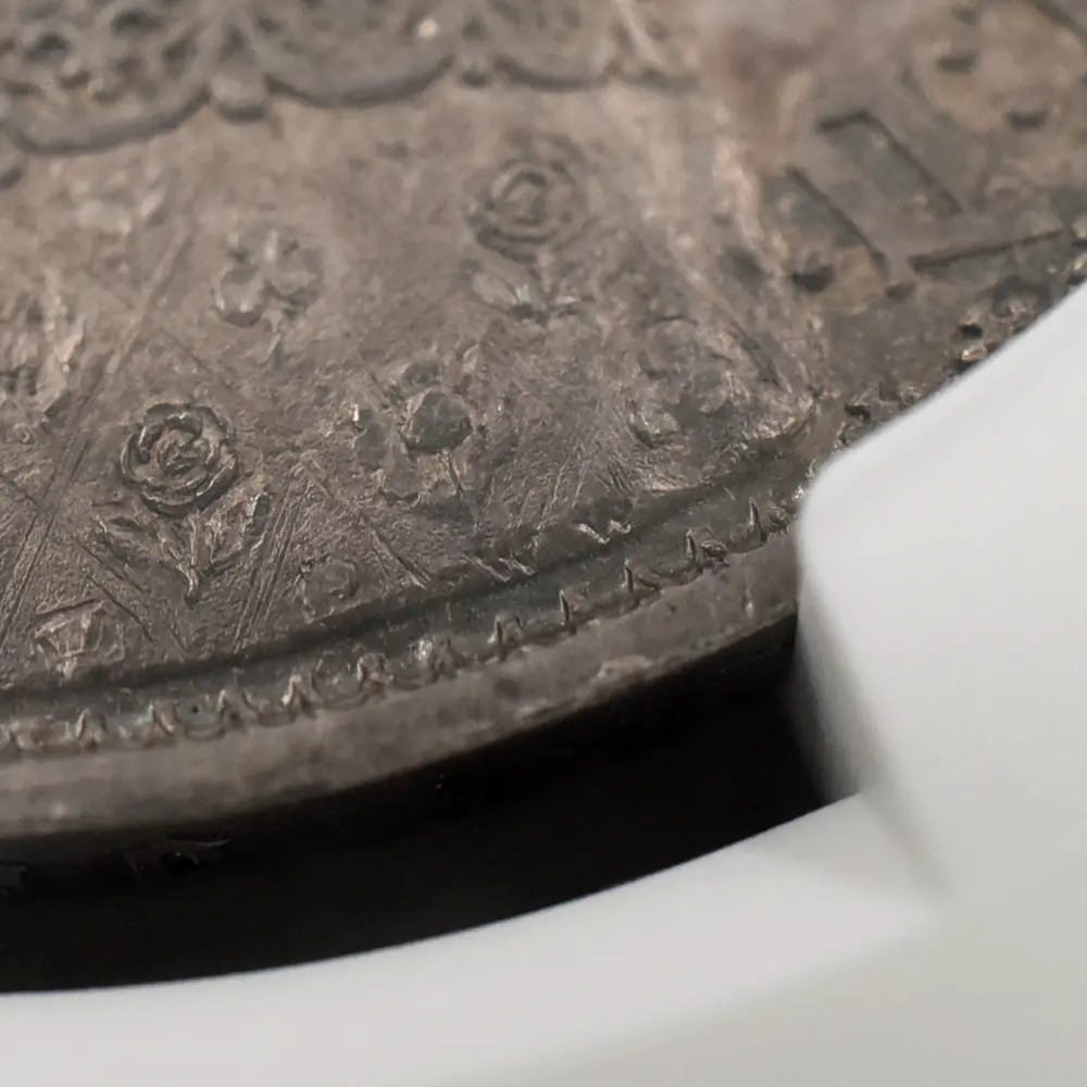 アンティークコイン10：5382 1847 ヴィクトリア女王 ゴチッククラウン銀貨 アンデシモエッジ NGC PF61