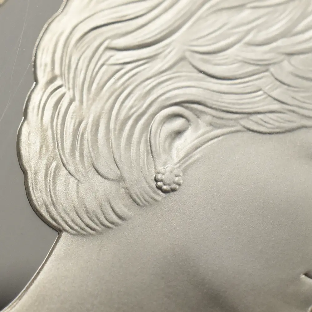 モダンコイン12：6836 イギリス 1999 エリザベス2世 ダイアナ妃追悼記念 5ポンド銀貨 NGC PF69UC 箱付き