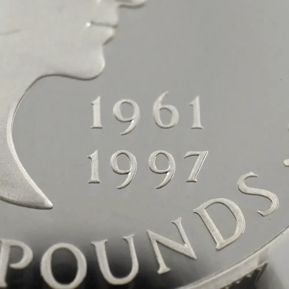 モダンコイン13：6839 イギリス 1999 エリザベス2世 ダイアナ妃追悼記念 5ポンド銀貨 NGC PF69UC 箱付き