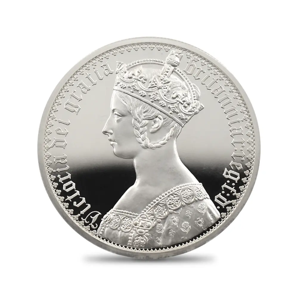 モダンコイン2：6838 イギリス 2021 エリザベス2世 ゴチッククラウン・ポートレート 5ポンド2オンス銀貨 ファーストリリース NGC PF70UC