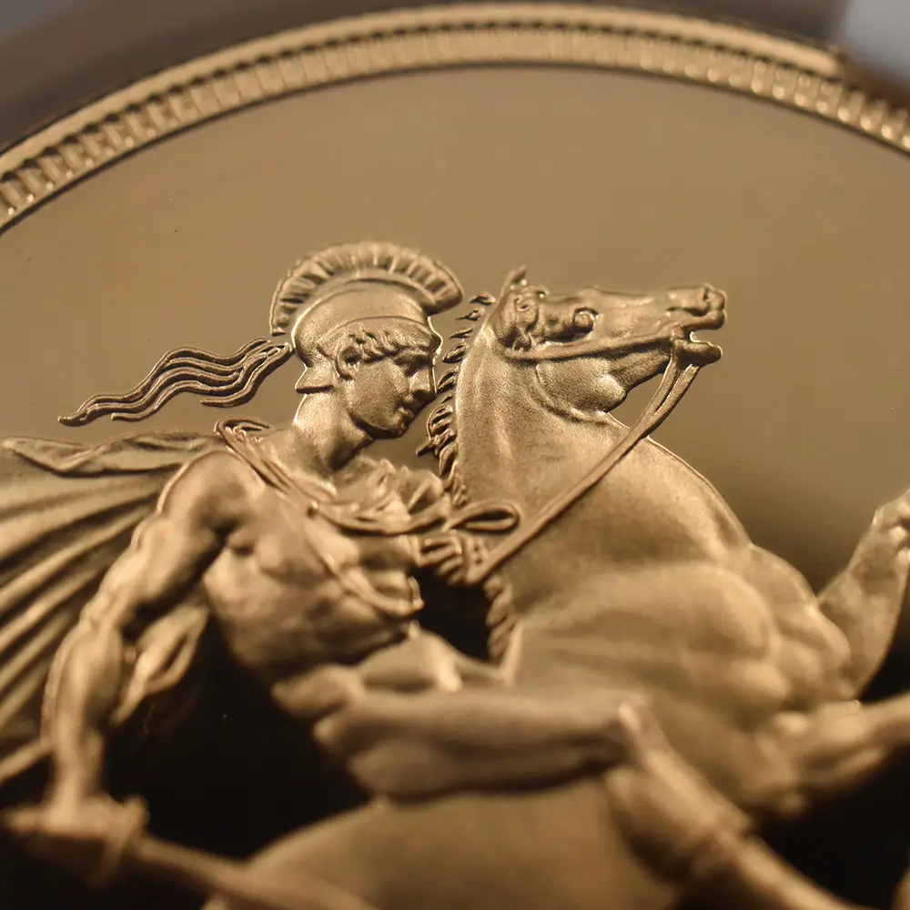 モダンコイン5：6842 1980 エリザベス2世 ヤングエリザベス 聖ジョージ竜退治 5ソブリン金貨 NGC PF70UC