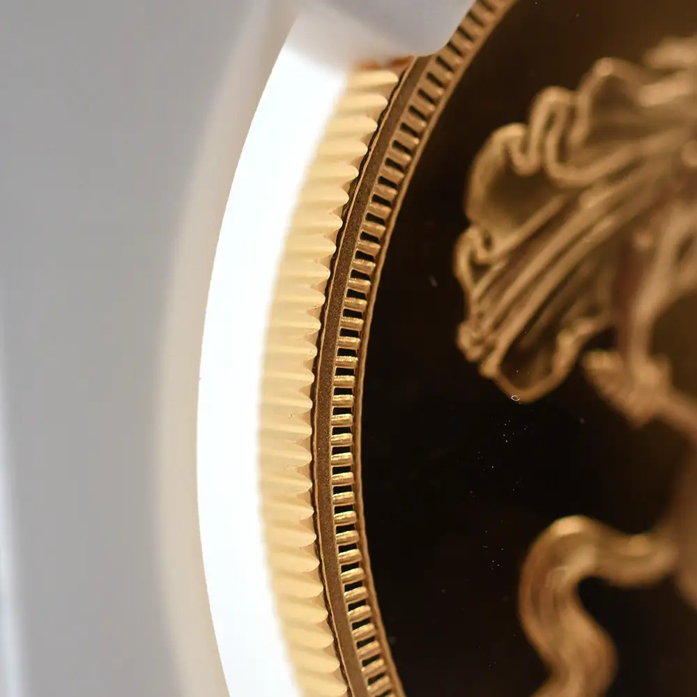 モダンコイン11：6842 1980 エリザベス2世 ヤングエリザベス 聖ジョージ竜退治 5ソブリン金貨 NGC PF70UC