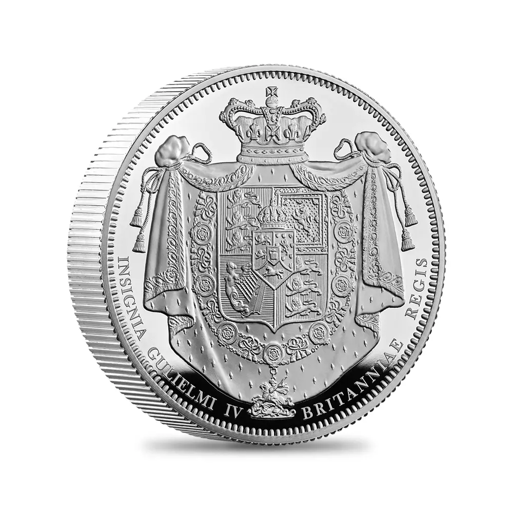 モダンコイン2：6845 イギリス 2026 チャールズ3世 ウィリアム4世クラウン 5ポンド2オンスプルーフ銀貨 未鑑定 箱付き【ご予約承り品】