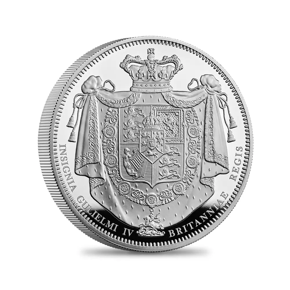 モダンコイン2：6846 イギリス 2026 チャールズ3世 ウィリアム4世クラウン 10ポンド5オンスプルーフ銀貨 未鑑定 箱付き【ご予約承り品】