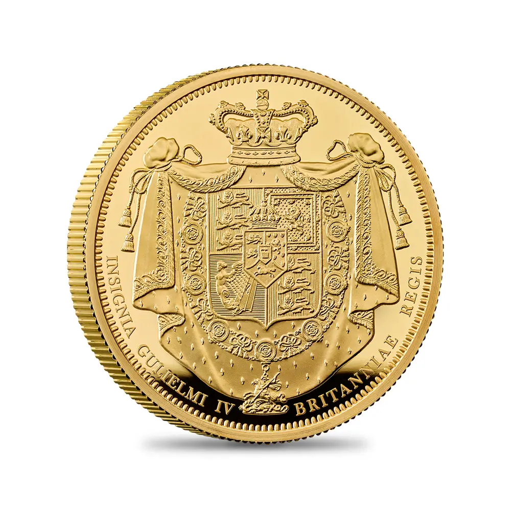 モダンコイン2：6847 イギリス 2026 チャールズ3世 ウィリアム4世クラウン 200ポンド2オンスプルーフ金貨 未鑑定 箱付き【ご予約承り品】