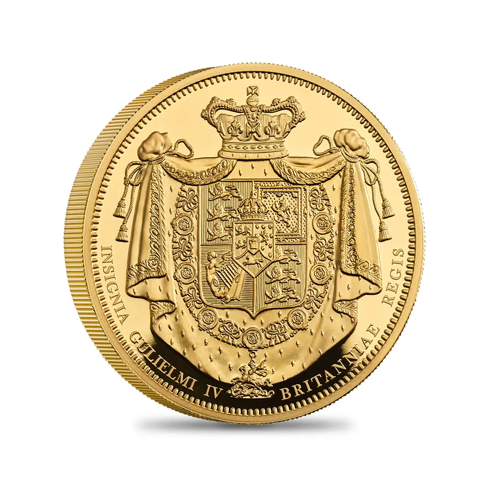 モダンコイン2：6848 イギリス 2026 チャールズ3世 ウィリアム4世クラウン 500ポンド5オンスプルーフ金貨 未鑑定 箱付き【ご予約承り品】