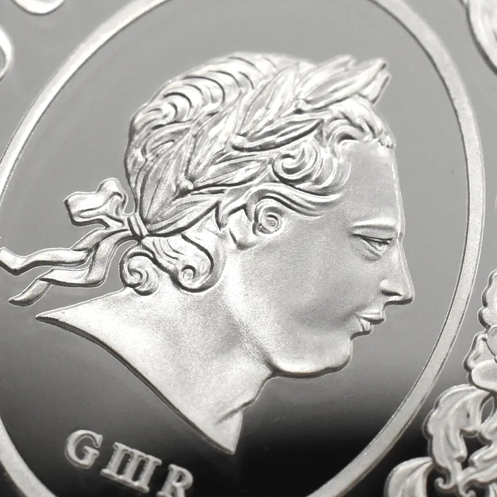 モダンコイン11:6237 イギリス 2025 チャールズ3世 アメリカ独立戦争250周年 ジョージ3世&ジョージ・ワシントン 2ポンド1オンス銀貨 ファーストリリース NGC PF68UC 箱付き