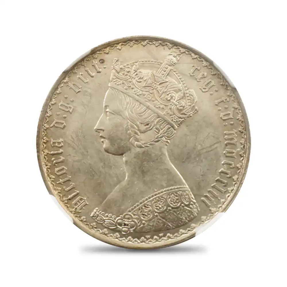 アンティークコイン2：4177 1853 ヴィクトリア女王 フローリン銀貨 NGC MS62