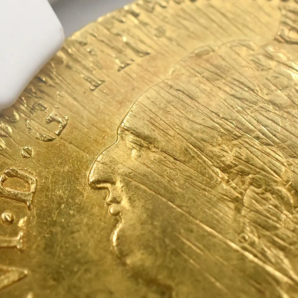 アンティークコイン7：5433 フランス 1787H ルイ16世 2ルイドール 金貨 NGC MS63