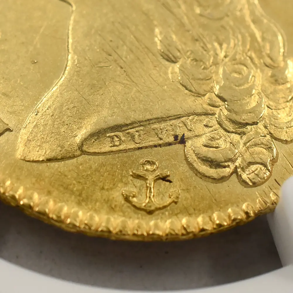 アンティークコイン8：5433 フランス 1787H ルイ16世 2ルイドール 金貨 NGC MS63