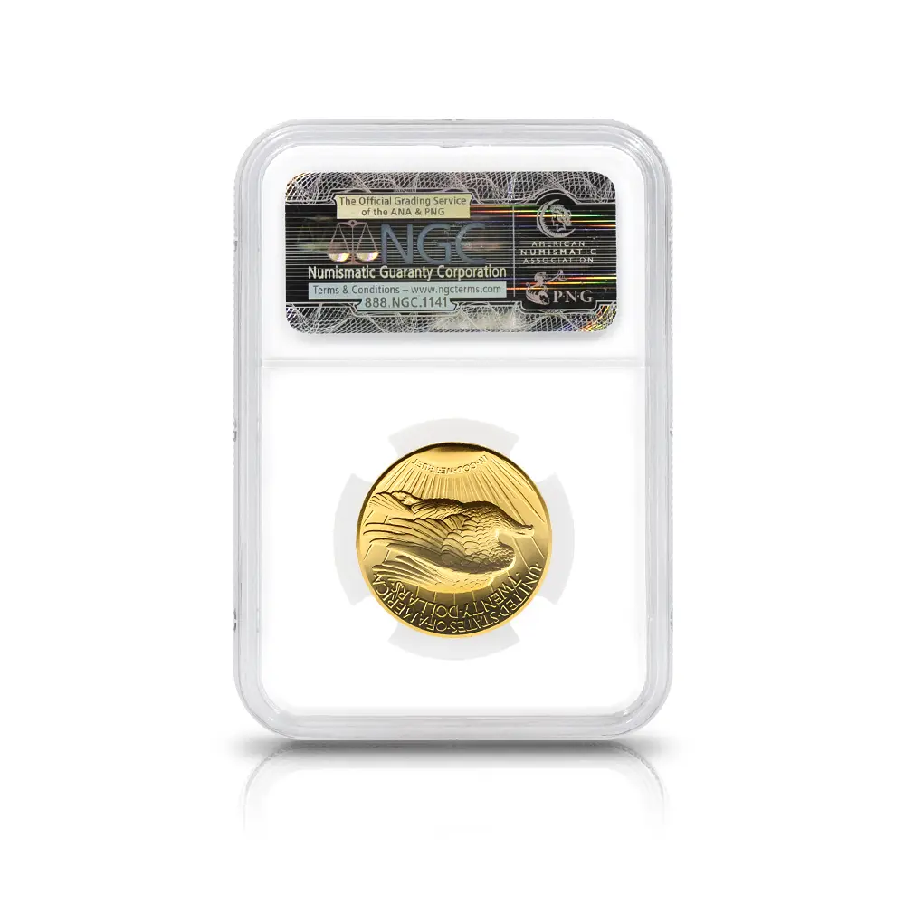 モダンコイン5：5436 アメリカ 2009 ウルトラハイレリーフ ダブルイーグル 20ドル金貨 NGC MS70