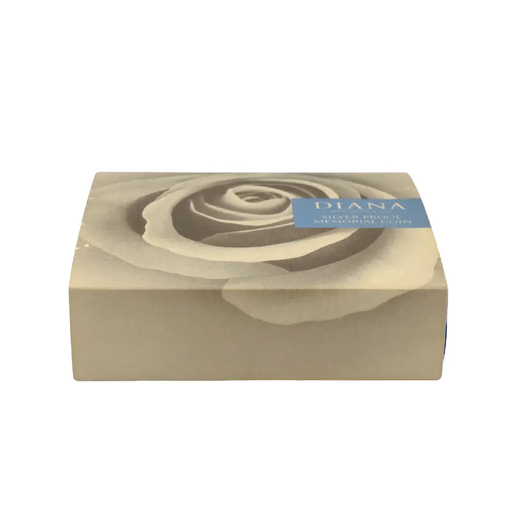 モダンコイン7：6866 イギリス 1999 エリザベス2世 ダイアナ妃追悼記念 5ポンド銀貨 PCGS PR69DC S-L6 箱付き