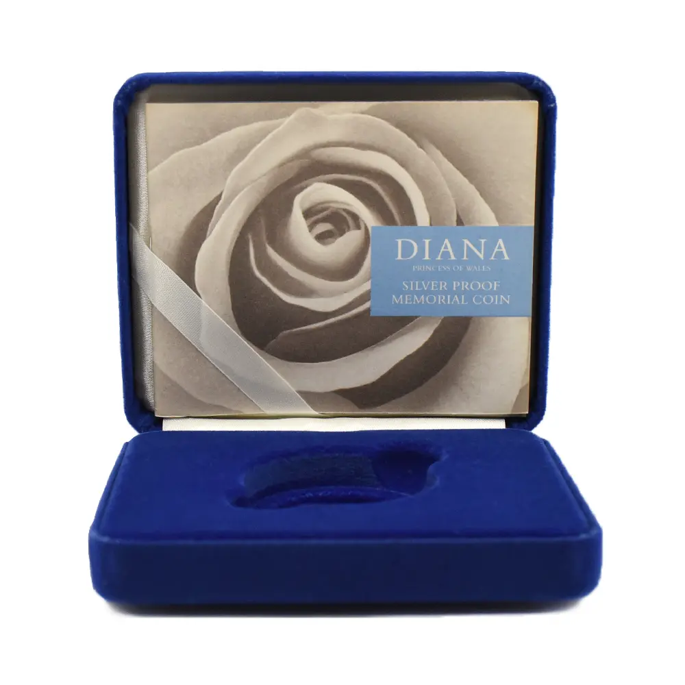 モダンコイン9：6866 イギリス 1999 エリザベス2世 ダイアナ妃追悼記念 5ポンド銀貨 PCGS PR69DC S-L6 箱付き