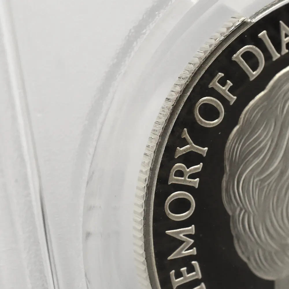 モダンコイン16：6866 イギリス 1999 エリザベス2世 ダイアナ妃追悼記念 5ポンド銀貨 PCGS PR69DC S-L6 箱付き