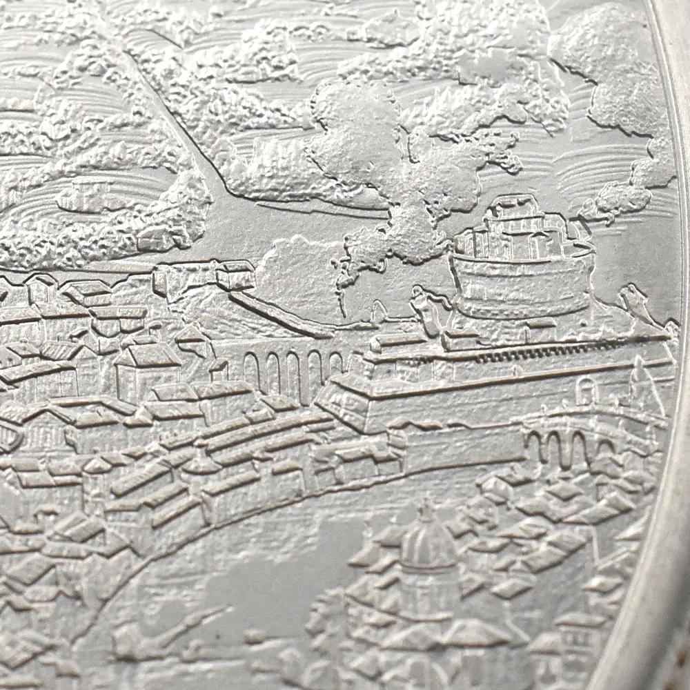 モダンコイン9：6869 イギリス 2022 エリザベス2世 都市景観シリーズ第2弾 ローマ 5ポンド2オンス銀貨 発行即日鑑定品 NGC PF70UC 箱付き