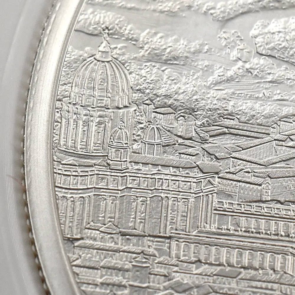 モダンコイン9：6870 イギリス 2022 エリザベス2世 都市景観シリーズ第2弾 ローマ 5ポンド2オンス銀貨 発行即日鑑定品 NGC PF70UC 箱付き