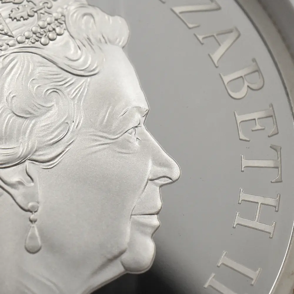 モダンコイン12：6870 イギリス 2022 エリザベス2世 都市景観シリーズ第2弾 ローマ 5ポンド2オンス銀貨 発行即日鑑定品 NGC PF70UC 箱付き