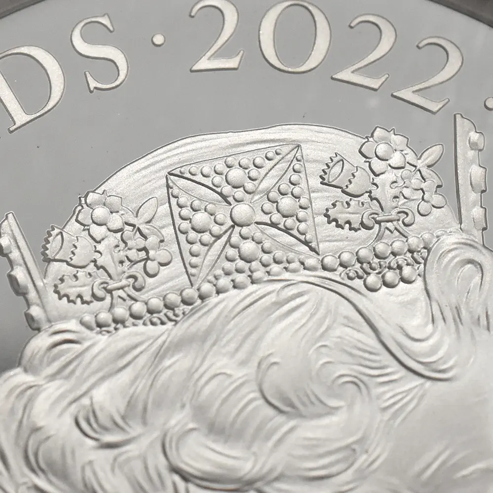 モダンコイン14：6870 イギリス 2022 エリザベス2世 都市景観シリーズ第2弾 ローマ 5ポンド2オンス銀貨 発行即日鑑定品 NGC PF70UC 箱付き