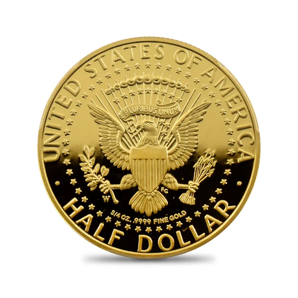 モダンコイン3：6873 アメリカ 2014-W ジョン・F・ケネディ 没後50周年記念 50セント 3/4オンス金貨 ファーストストライク PCGS PR70DC