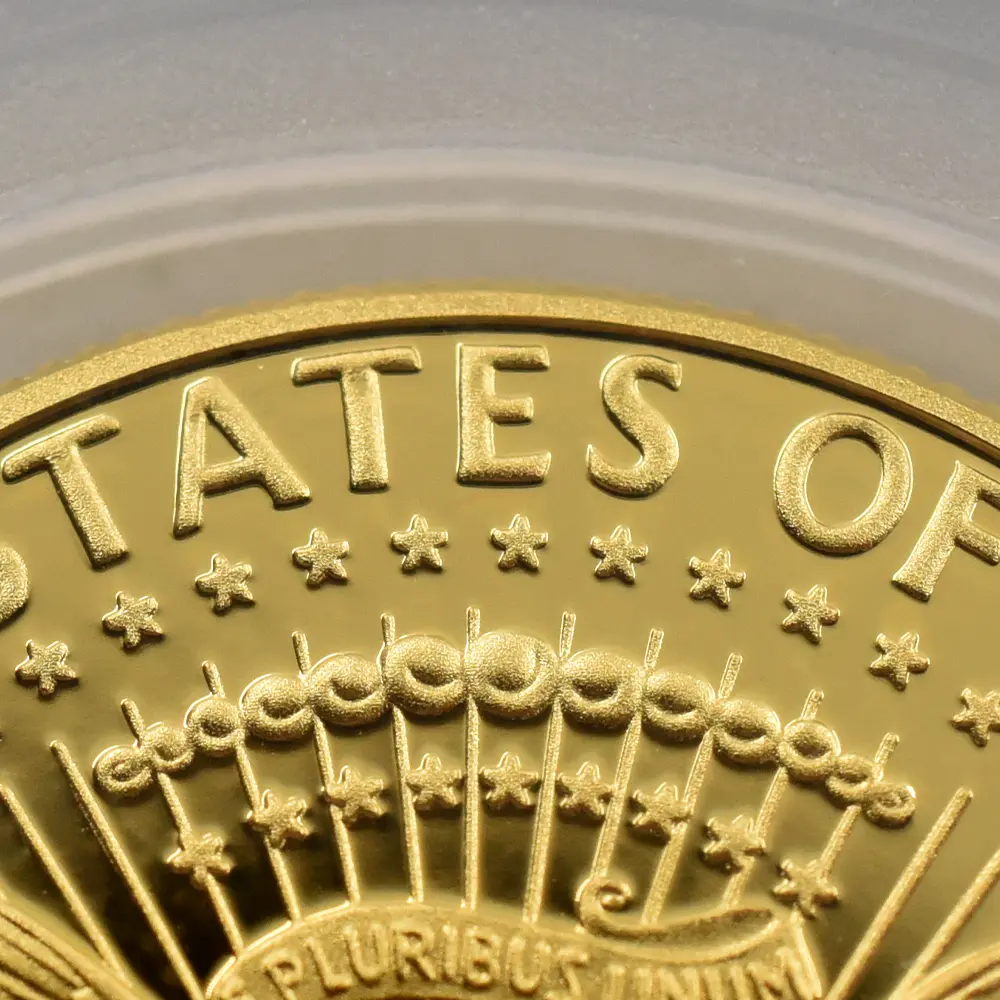 モダンコイン12：6873 アメリカ 2014-W ジョン・F・ケネディ 没後50周年記念 50セント 3/4オンス金貨 ファーストストライク PCGS PR70DC