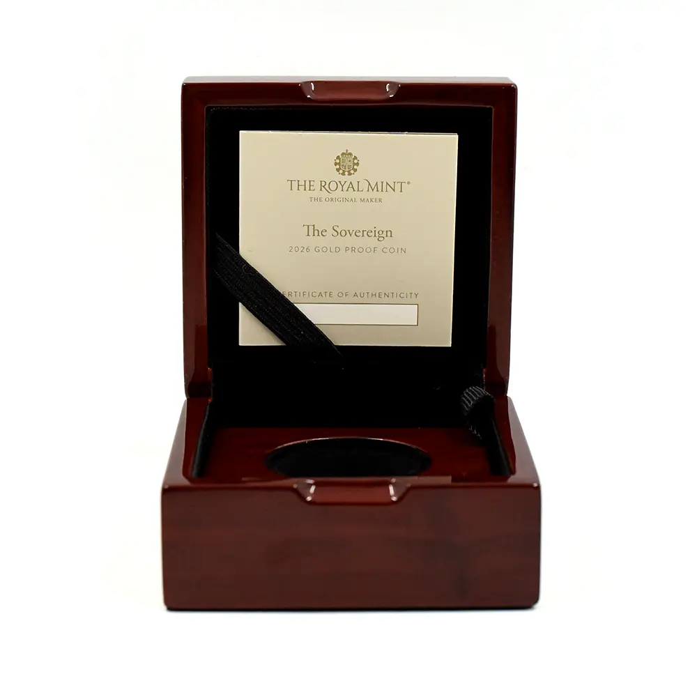 モダンコイン9：6889 イギリス 2026 チャールズ3世 聖ジョージ竜退治 ソブリン金貨 ファーストリリース NGC PF70UC 箱付き