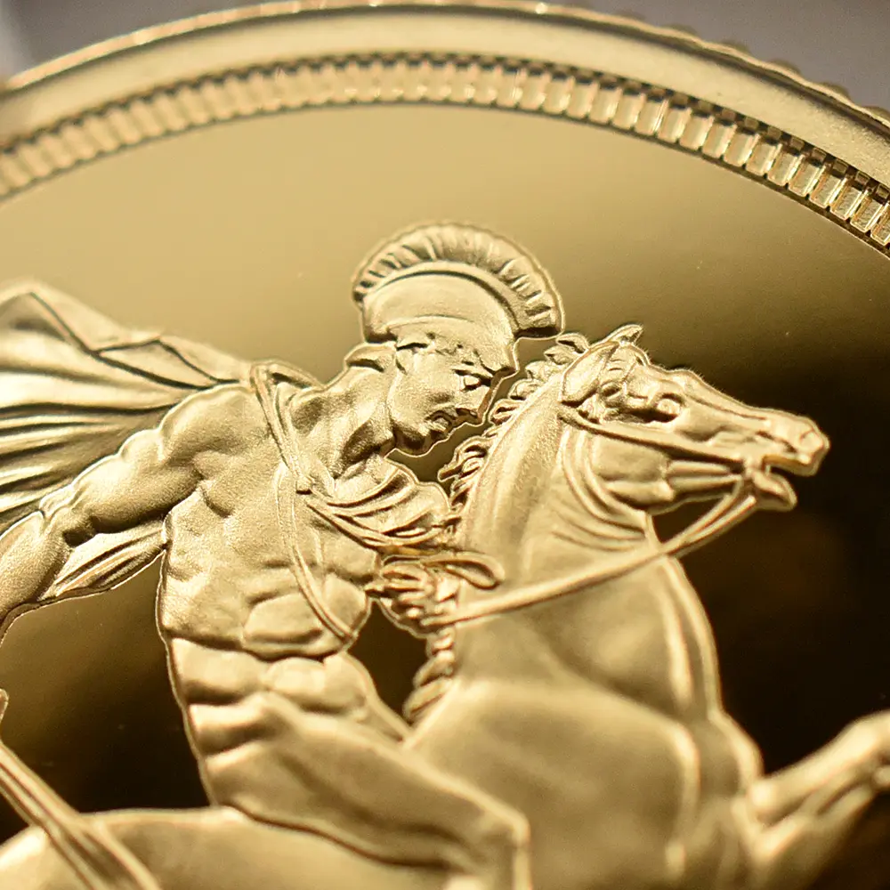 モダンコイン10：6889 イギリス 2026 チャールズ3世 聖ジョージ竜退治 ソブリン金貨 ファーストリリース NGC PF70UC 箱付き