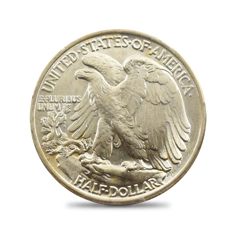 モダンコイン3：4243 アメリカ 1947  ウォーキングリバティ 50セント銀貨 PCGS MS66