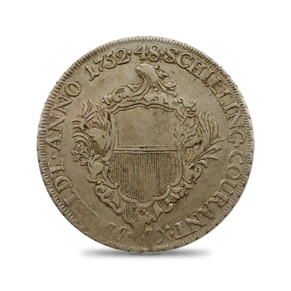 アンティークコイン3：4244 ドイツ リューベック 1752-JJJ 48シリング銀貨 PCGS XF45 D-2420