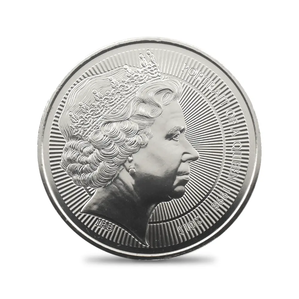 モダンコイン2：6782 イギリス 2026 チャールズ3世 エリザベス2世のコイン肖像シリーズ 第四弾 5ポンドBU白銅貨 未鑑定 パッケージ付き