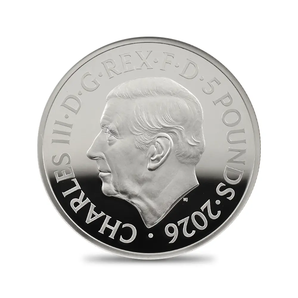 モダンコイン3：6897 イギリス 2026 チャールズ3世 エリザベス2世のコイン肖像シリーズ 第一弾 ヤングヤングエリザベス 5ポンドプルーフピエフォー銀貨 NGC PF70UC 箱付き