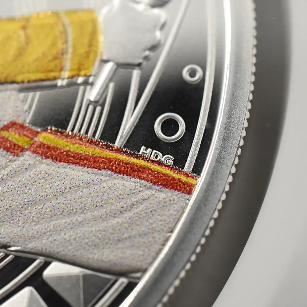 モダンコイン10:6881 イギリス 2025 チャールズ3世 ミュージックレジェンド第12弾 フレディ・マーキュリー 2ポンド1オンスカラー銀貨 NGC PF70UC 箱付き