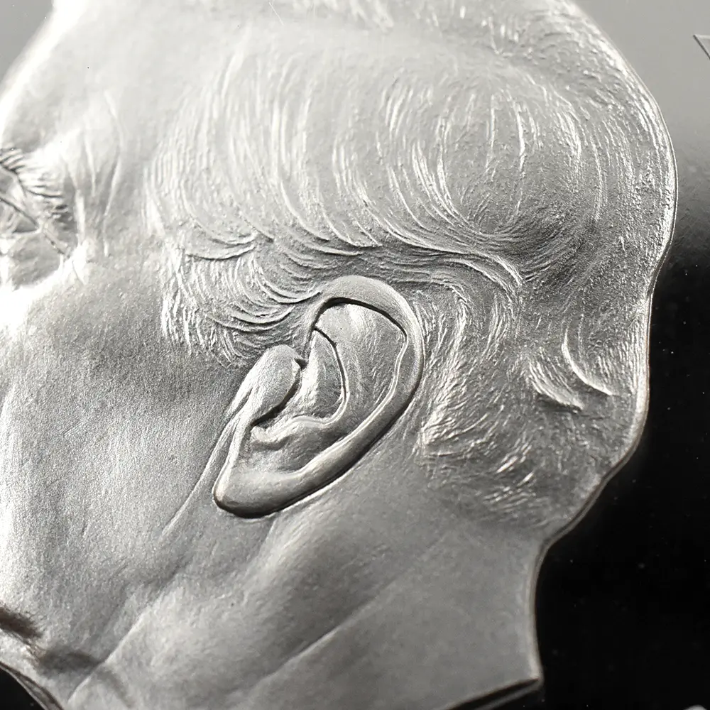 モダンコイン12:6881 イギリス 2025 チャールズ3世 ミュージックレジェンド第12弾 フレディ・マーキュリー 2ポンド1オンスカラー銀貨 NGC PF70UC 箱付き