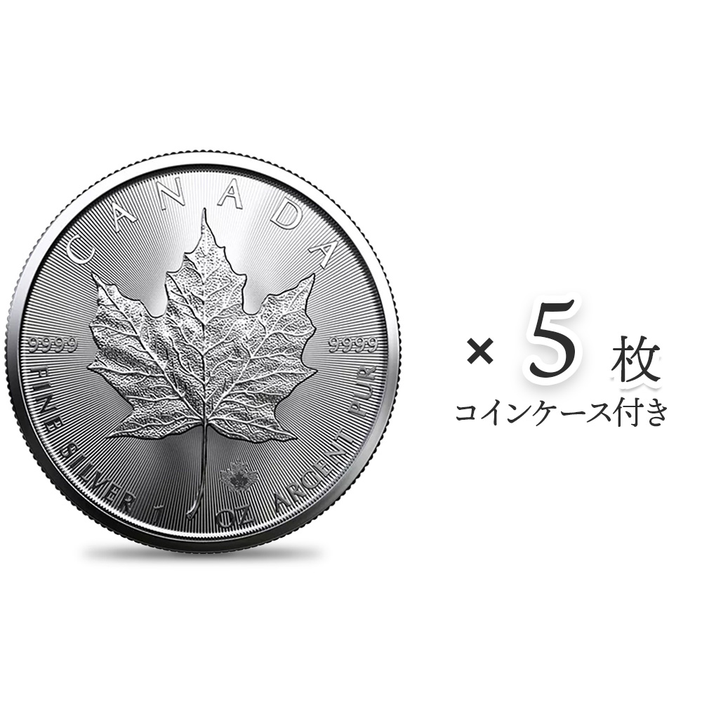 1オンス銀貨、5枚組