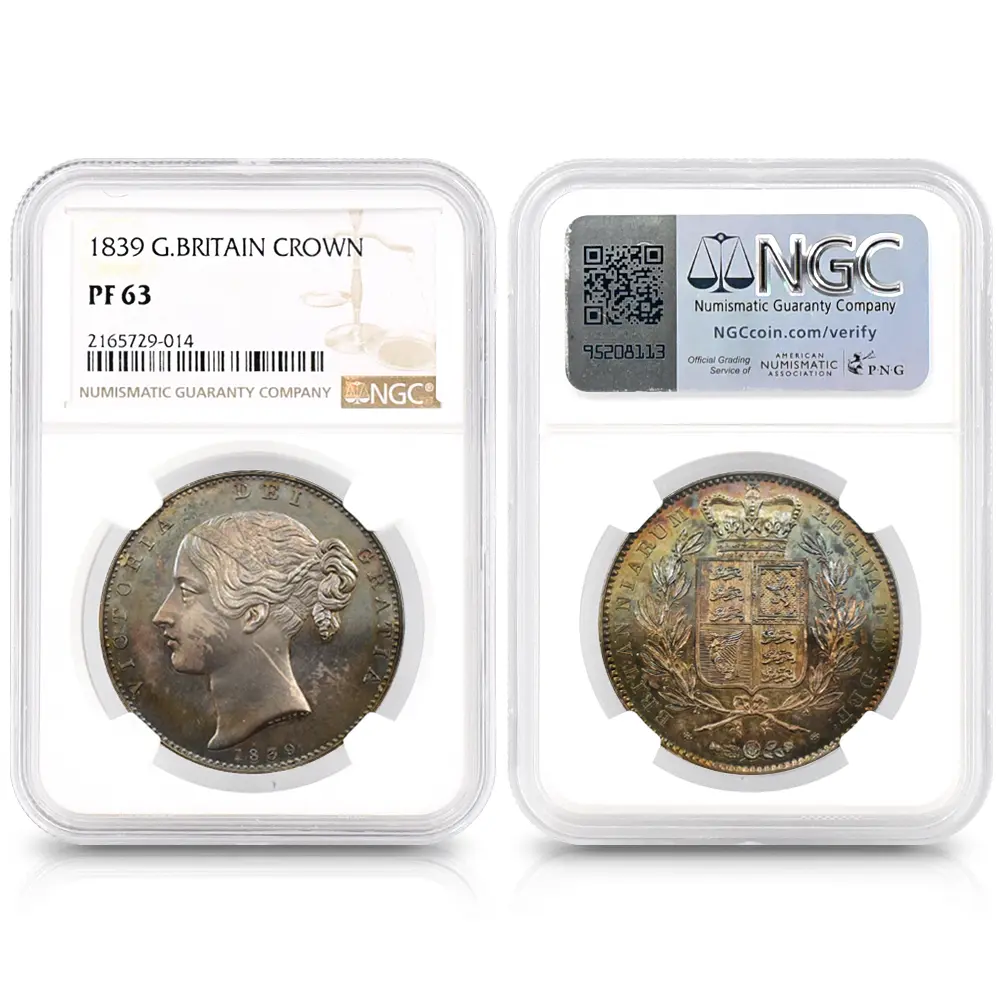 アンティークコイン5：5526 1839 ヴィクトリア女王 ウナ＆ライオン 金・銀・銅貨15枚セット NGC PF60-65UC