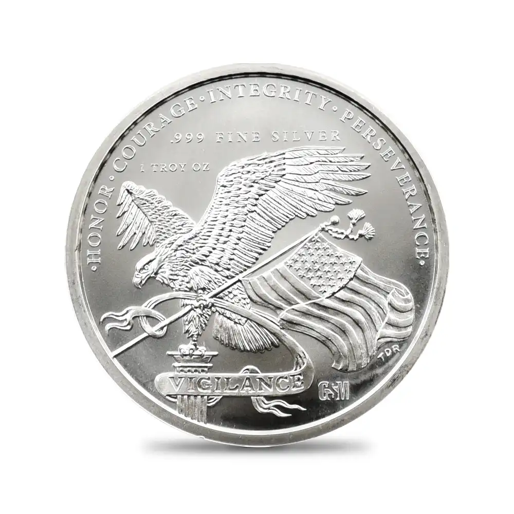 地金型3：2699 アメリカ ドナルド・J・トランプ大統領 1オンス 銀メダル 【1枚】 (コインケース付き)
