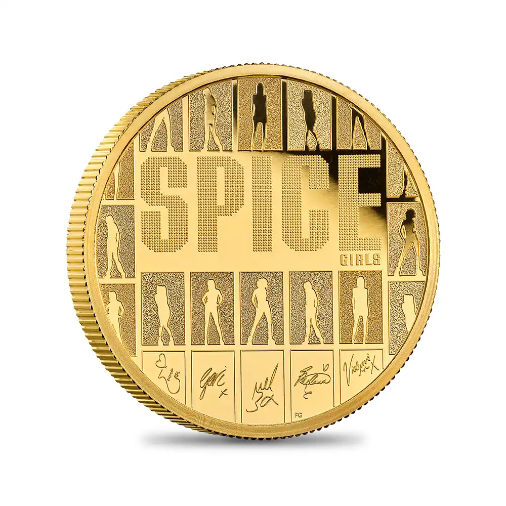 モダンコイン2：6908 イギリス 2026 チャールズ3世 ミュージックレジェンド第13弾 スパイス・ガールズ 200ポンド2オンス プルーフ金貨 未鑑定 箱付き【ご予約承り品】