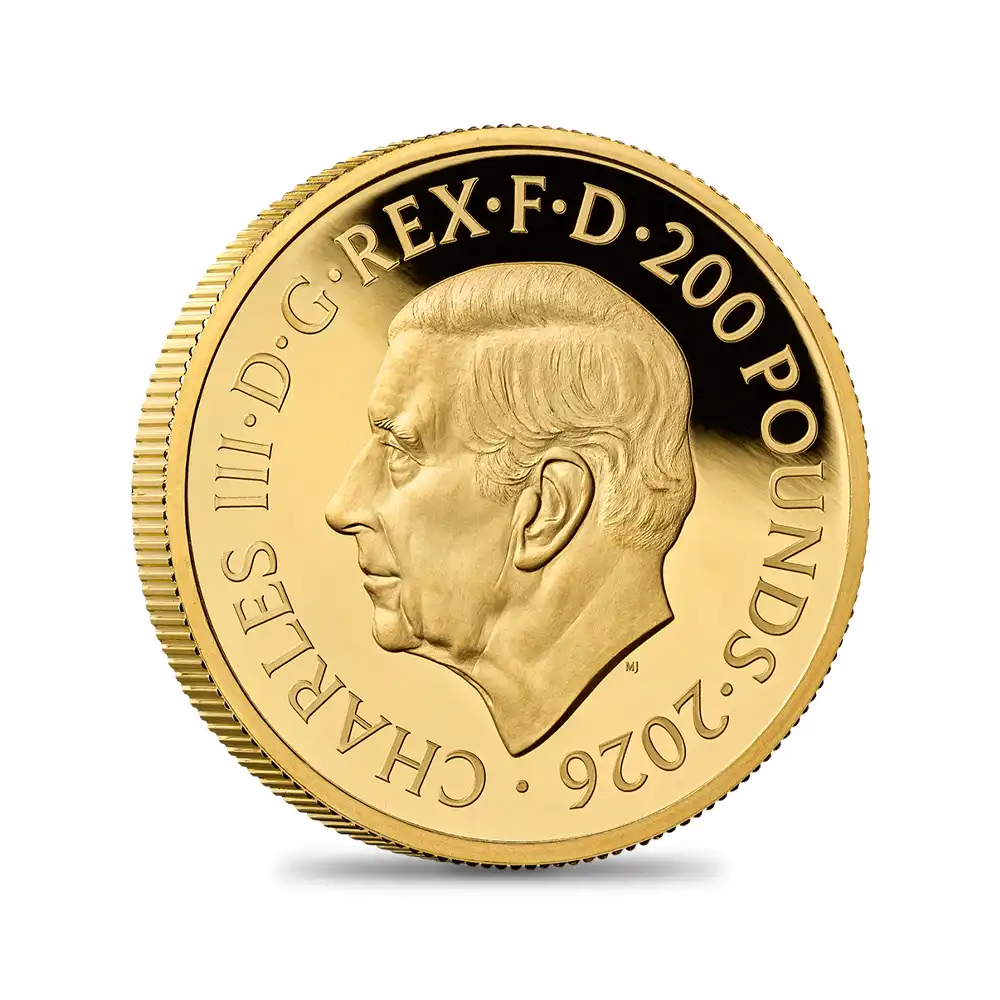 モダンコイン3：6908 イギリス 2026 チャールズ3世 ミュージックレジェンド第13弾 スパイス・ガールズ 200ポンド2オンス プルーフ金貨 未鑑定 箱付き【ご予約承り品】