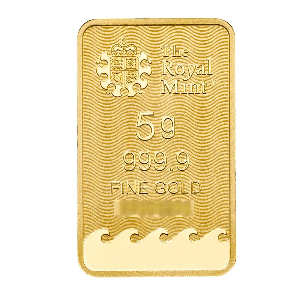 地金型3:6899 イギリス ブリタニア 金の延べ板 5グラム(5g) 【1本】