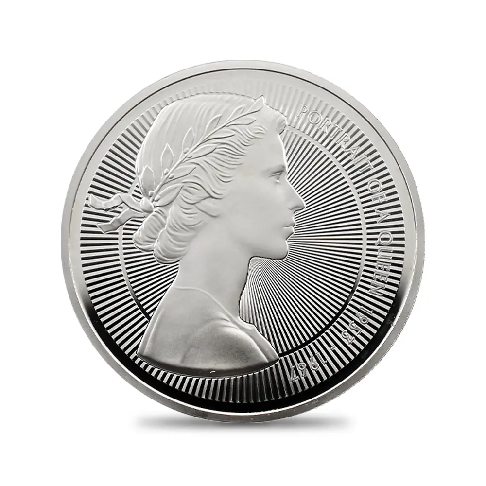 モダンコイン2：6911 イギリス 2026 チャールズ3世 エリザベス2世のコイン肖像シリーズ 第一弾 ヤングヤングエリザベス 5ポンドプルーフピエフォー銀貨 NGC PF69UC 箱付き
